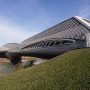 Zaha hadid - Le pavillon pont à Saragosse, Espagne